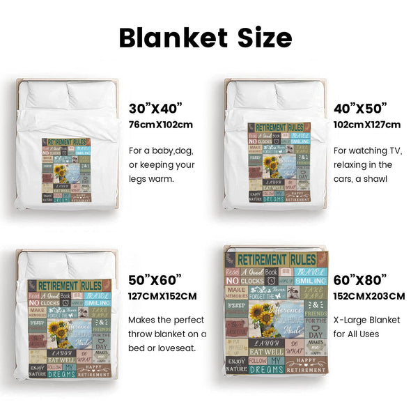 Retirement Blanket Gifts for Women/Men, Funny Farewell Throw Blanket for Going Away Gift, Coworker Leaving Gift