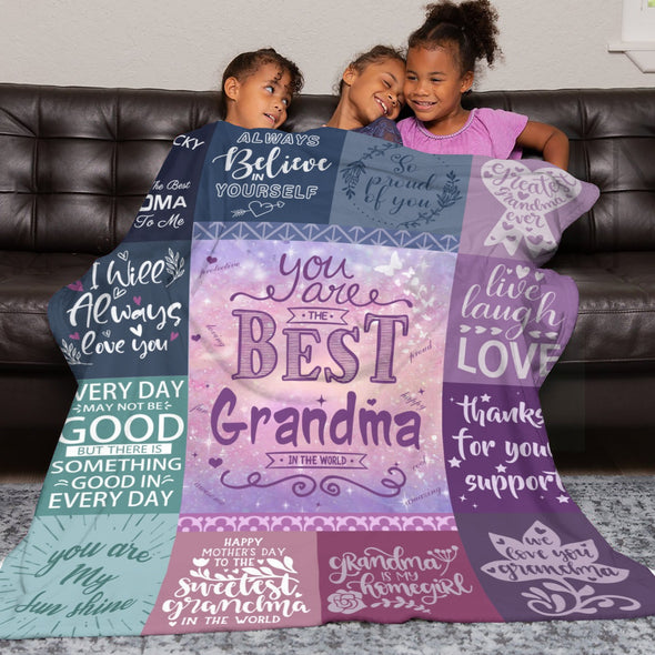 Grandma Blanket Gifts Christmas Birthday Ideas for Nana Grandmother