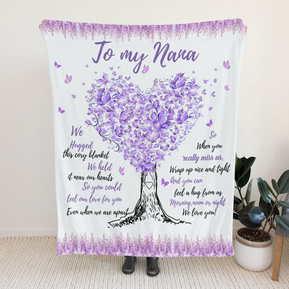 Nana Gifts Blanket, Birthday Gifts for Nana Throw, Nana Gifts from Grandkids, Grandma Gifts for Mothers Day Christmas