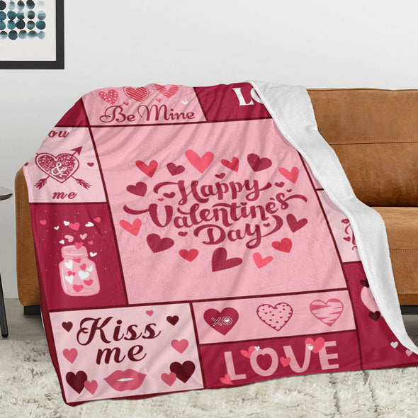 Valentine's Day Blanket Wedding Throw Couple Gifts for Men Women Boyfriend Girlfriend Husband Wife