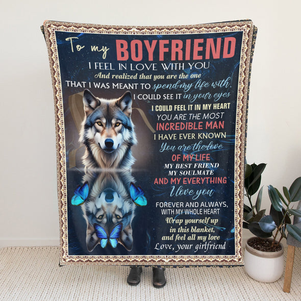 Gifts for Men Boyfriend, Valentine's Anniversary Christmas Birthday I Love You Throw Blanket for Him