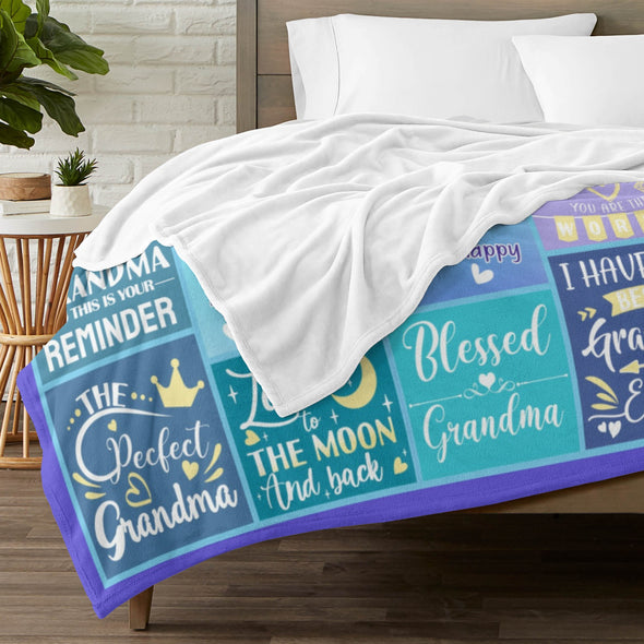 Grandma Blanket Gifts Christmas Birthday Ideas for Nana Grandmother