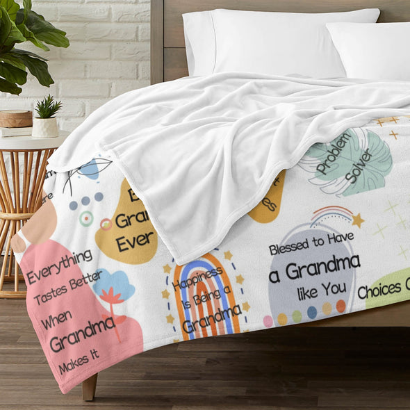 Grandma Blanket Gifts Christmas Birthday Ideas for Nana Grandmother