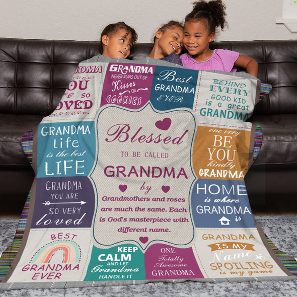 Grandma Blanket Gifts Christmas Birthday Ideas for Nana Grandmother