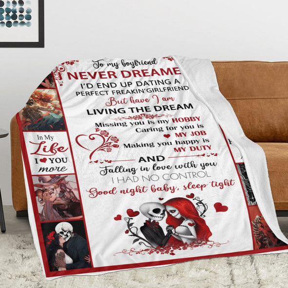 Gifts for Men Boyfriend, Valentine's Anniversary Christmas Birthday I Love You Throw Blanket for Him