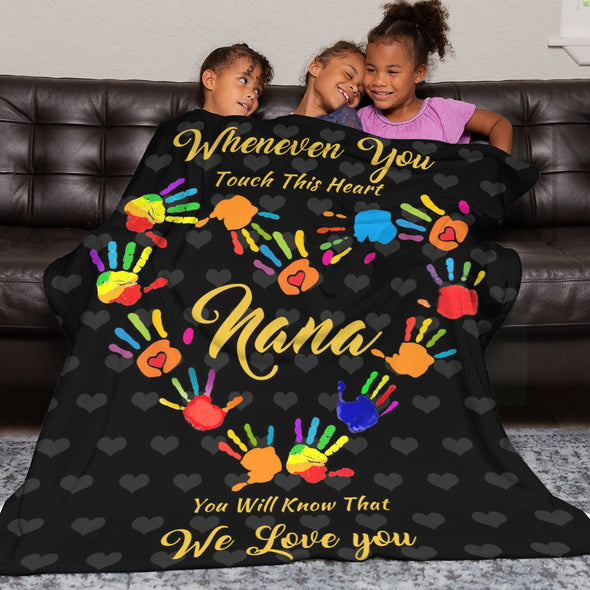 Nana Gifts Blanket, Birthday Gifts for Nana Throw, Nana Gifts from Grandkids, Grandma Gifts for Mothers Day Christmas