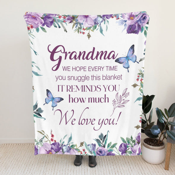 Grandma Blanket Gifts Christmas Birthday Ideas for Nana Grandmother