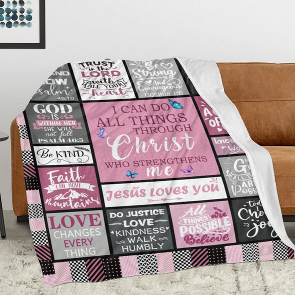 Christian Gifts for Women Blankets, I Am a Child of God Blankets, Inspirational Religious Birthday Gifts, Catholic Spiritual Gifts for Women