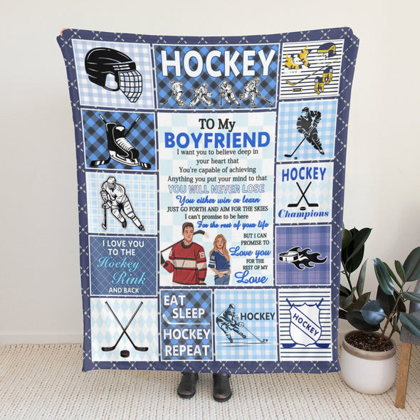 Gifts for Men Boyfriend, Valentine's Anniversary Christmas Birthday I Love You Throw Blanket for Him