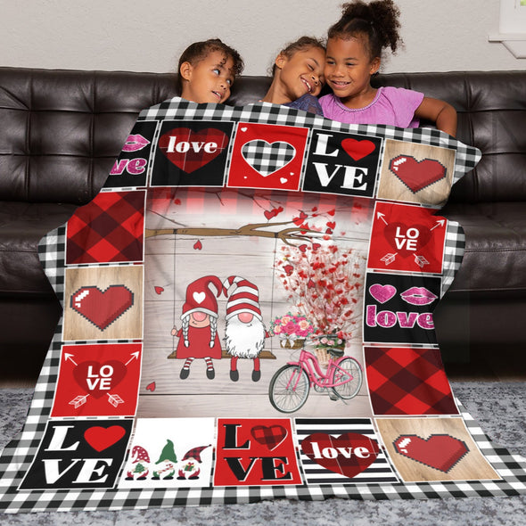 Valentine's Day Blanket Wedding Throw Couple Gifts for Men Women Boyfriend Girlfriend Husband Wife