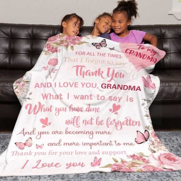 Grandma Blanket Gifts Christmas Birthday Ideas for Nana Grandmother