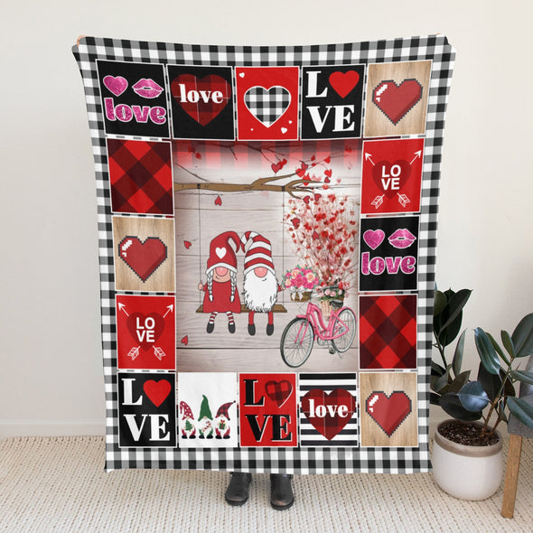 Valentine's Day Blanket Wedding Throw Couple Gifts for Men Women Boyfriend Girlfriend Husband Wife