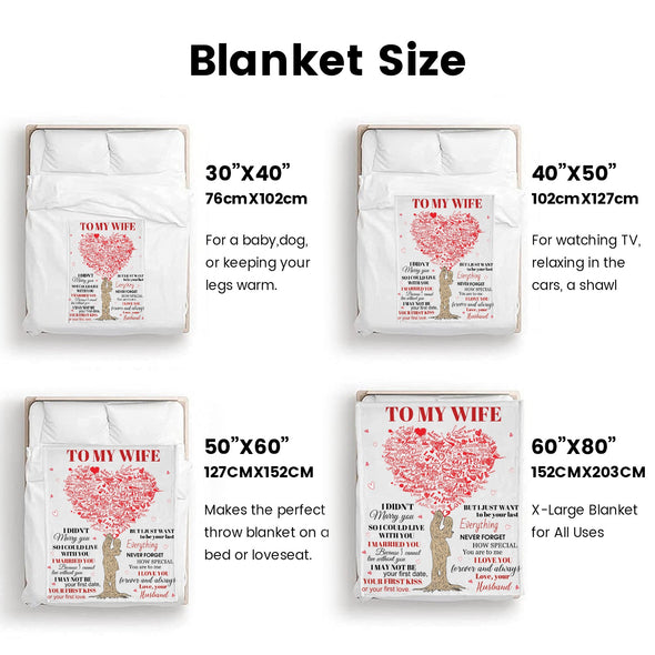 Wife Blanket, Throw Blanket Gifts for Birthday/Wedding/Anniversary/Christmas/Valentines