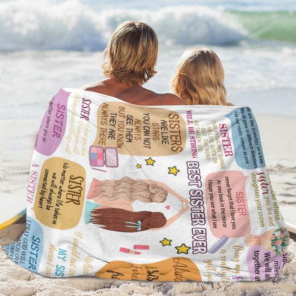 Bestie Blanket, Best Friend Birthday Gifts, Sister Throw Blanket Graduation Gifts Ideas for Women, Friendship Unique Gifts