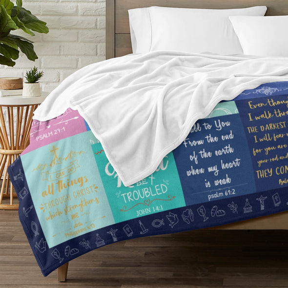 Christian Gifts for Women Blankets, I Am a Child of God Blankets, Inspirational Religious Birthday Gifts, Catholic Spiritual Gifts for Women