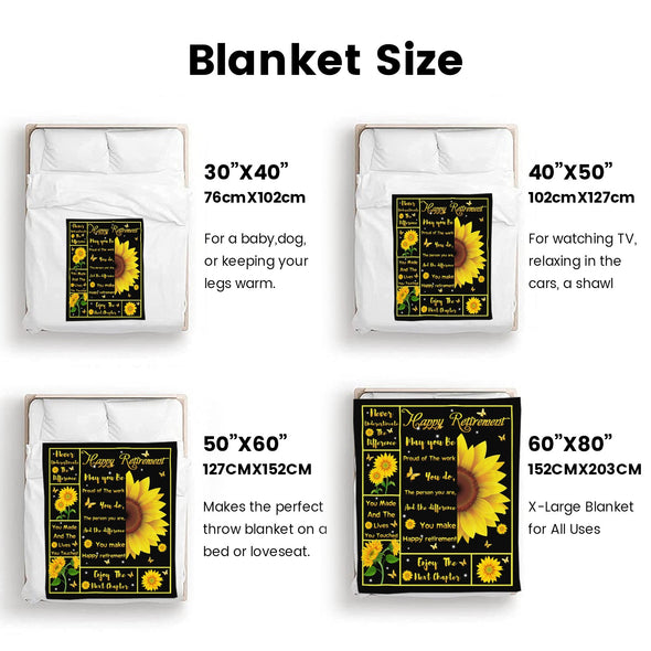 Retirement Blanket Gifts for Women/Men, Funny Farewell Throw Blanket for Going Away Gift, Coworker Leaving Gift