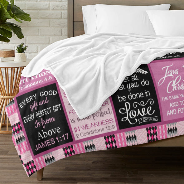 Christian Gifts for Women Blankets, I Am a Child of God Blankets, Inspirational Religious Birthday Gifts, Catholic Spiritual Gifts for Women