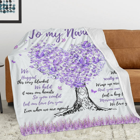 Nana Gifts Blanket, Birthday Gifts for Nana Throw, Nana Gifts from Grandkids, Grandma Gifts for Mothers Day Christmas