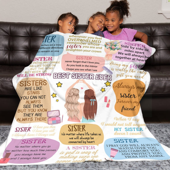 Bestie Blanket, Best Friend Birthday Gifts, Sister Throw Blanket Graduation Gifts Ideas for Women, Friendship Unique Gifts