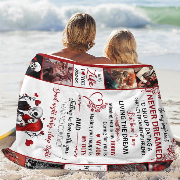 Gifts for Men Boyfriend, Valentine's Anniversary Christmas Birthday I Love You Throw Blanket for Him