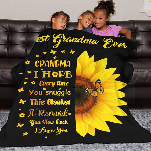 Grandma Blanket Gifts Christmas Birthday Ideas for Nana Grandmother