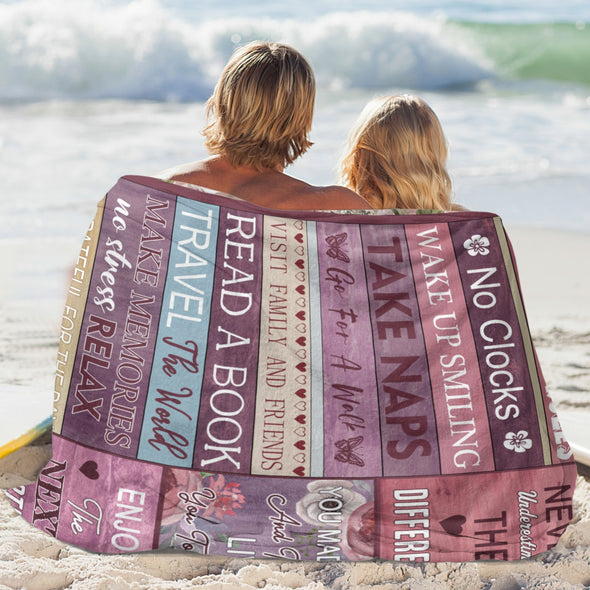 Retirement Blanket Gifts for Women/Men, Funny Farewell Throw Blanket for Going Away Gift, Coworker Leaving Gift