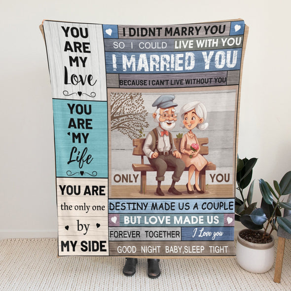 Valentine's Day Blanket Wedding Throw Couple Gifts for Men Women Boyfriend Girlfriend Husband Wife