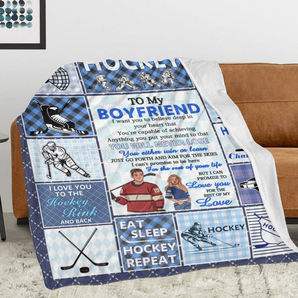 Gifts for Men Boyfriend, Valentine's Anniversary Christmas Birthday I Love You Throw Blanket for Him