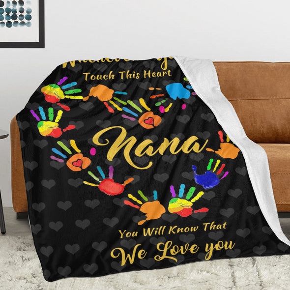 Nana Gifts Blanket, Birthday Gifts for Nana Throw, Nana Gifts from Grandkids, Grandma Gifts for Mothers Day Christmas