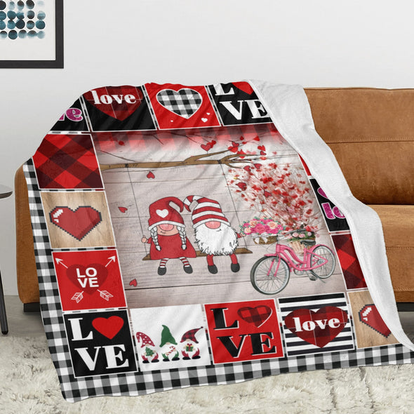 Valentine's Day Blanket Wedding Throw Couple Gifts for Men Women Boyfriend Girlfriend Husband Wife