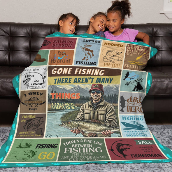 Gift for Dad from Daughter Son, Dad Blanket for Father's Day, Bed Couch Throw Blankets for Anniversary Birthday Christmas