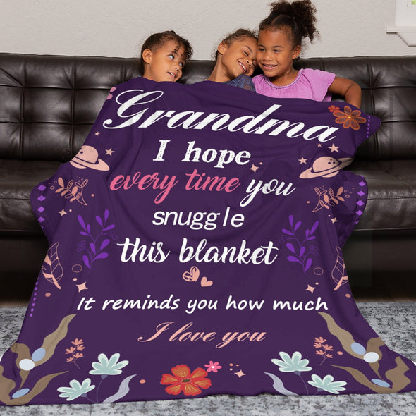 Grandma Blanket Gifts Christmas Birthday Ideas for Nana Grandmother