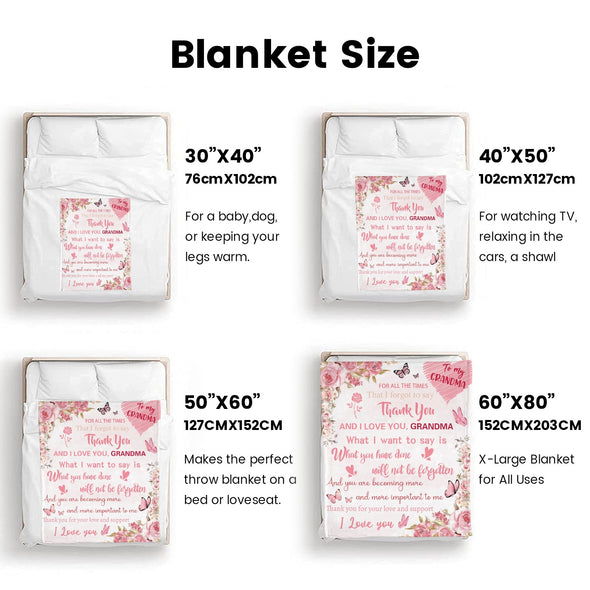 Grandma Blanket Gifts Christmas Birthday Ideas for Nana Grandmother