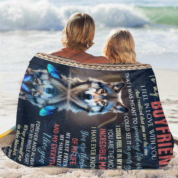 Gifts for Men Boyfriend, Valentine's Anniversary Christmas Birthday I Love You Throw Blanket for Him