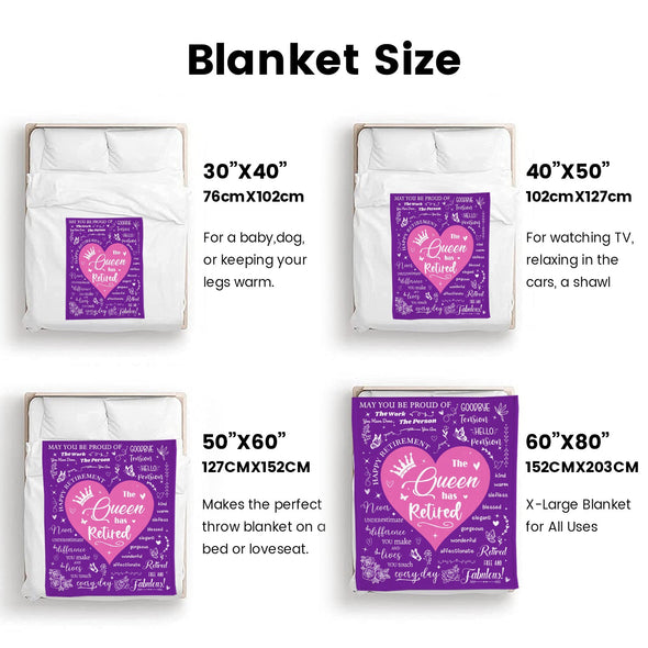 Retirement Blanket Gifts for Women/Men, Funny Farewell Throw Blanket for Going Away Gift, Coworker Leaving Gift