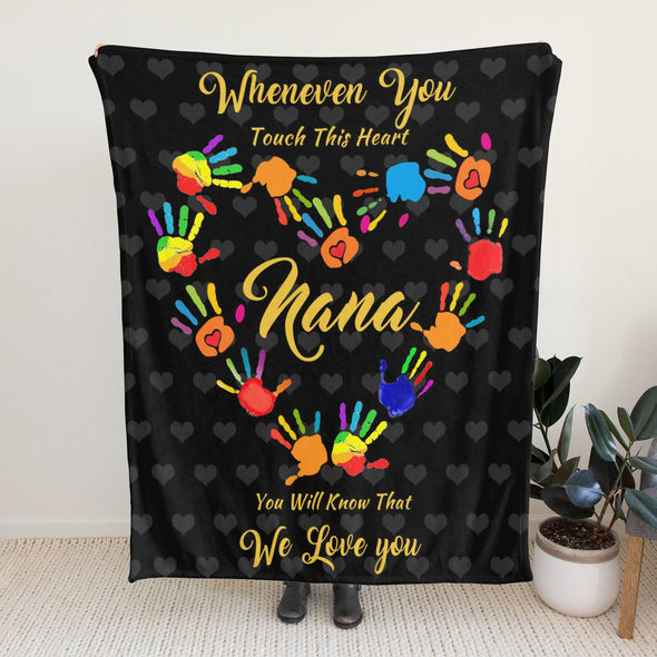 Nana Gifts Blanket, Birthday Gifts for Nana Throw, Nana Gifts from Grandkids, Grandma Gifts for Mothers Day Christmas