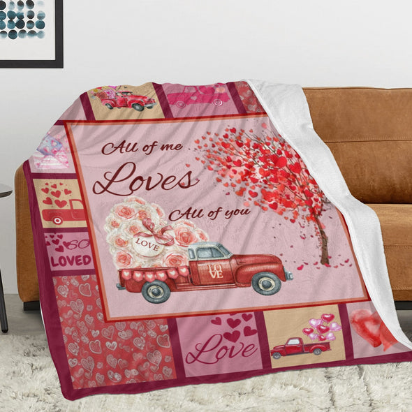 Valentine's Day Blanket Wedding Throw Couple Gifts for Men Women Boyfriend Girlfriend Husband Wife