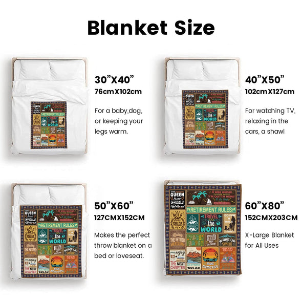 Retirement Blanket Gifts for Women/Men, Funny Farewell Throw Blanket for Going Away Gift, Coworker Leaving Gift