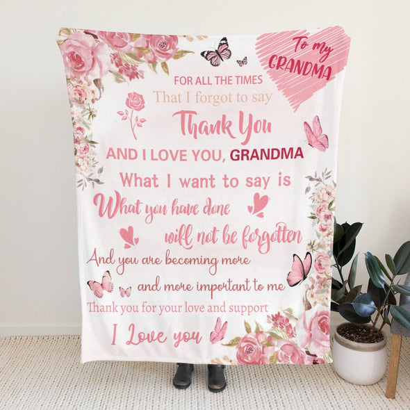 Grandma Blanket Gifts Christmas Birthday Ideas for Nana Grandmother