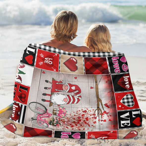 Valentine's Day Blanket Wedding Throw Couple Gifts for Men Women Boyfriend Girlfriend Husband Wife