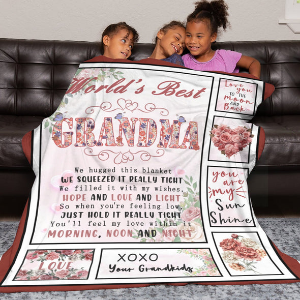 Grandma Blanket Gifts Christmas Birthday Ideas for Nana Grandmother