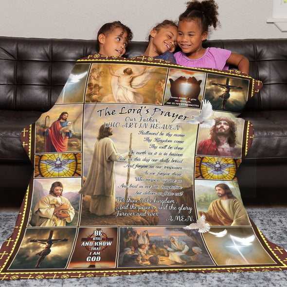 Christian Gifts for Women Blankets, I Am a Child of God Blankets, Inspirational Religious Birthday Gifts, Catholic Spiritual Gifts for Women