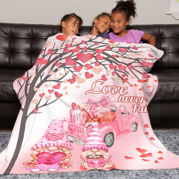 Valentine's Day Blanket Wedding Throw Couple Gifts for Men Women Boyfriend Girlfriend Husband Wife