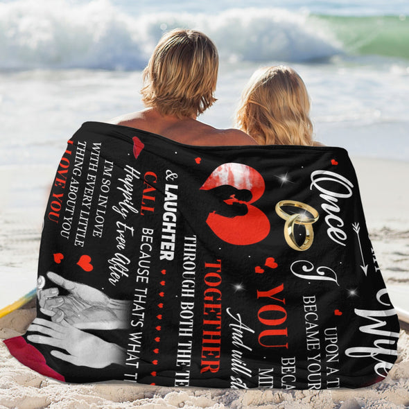 Wife Blanket, Throw Blanket Gifts for Birthday/Wedding/Anniversary/Christmas/Valentines