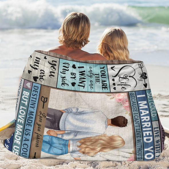 Wife Blanket, Throw Blanket Gifts for Birthday/Wedding/Anniversary/Christmas/Valentines