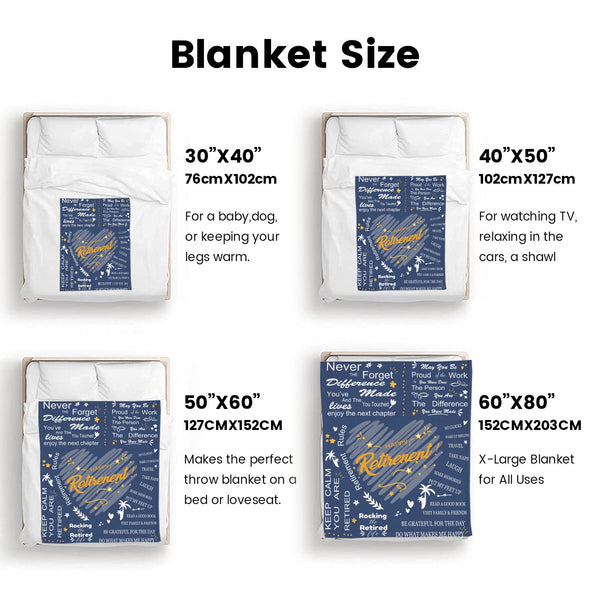 Retirement Blanket Gifts for Women/Men, Funny Farewell Throw Blanket for Going Away Gift, Coworker Leaving Gift