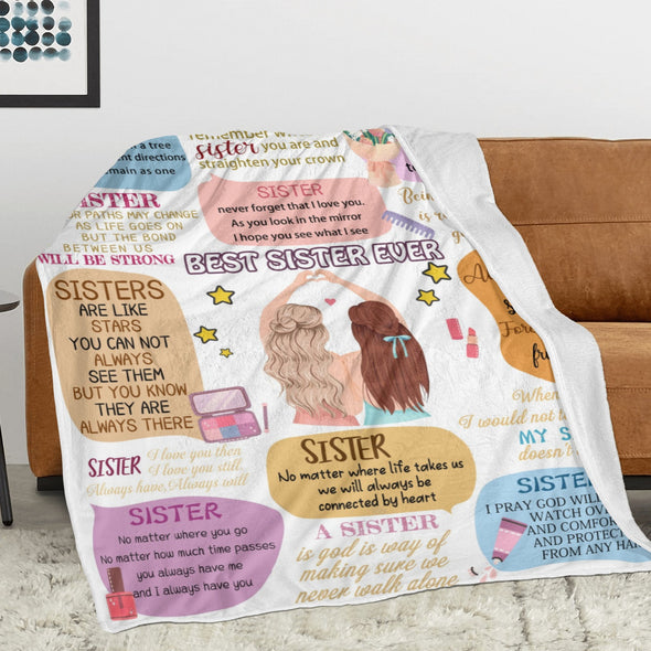 Bestie Blanket, Best Friend Birthday Gifts, Sister Throw Blanket Graduation Gifts Ideas for Women, Friendship Unique Gifts