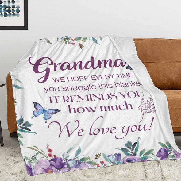 Grandma Blanket Gifts Christmas Birthday Ideas for Nana Grandmother