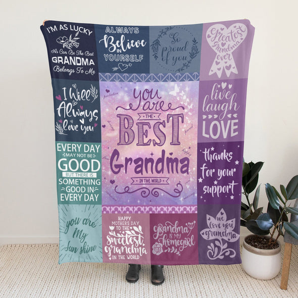 Grandma Blanket Gifts Christmas Birthday Ideas for Nana Grandmother