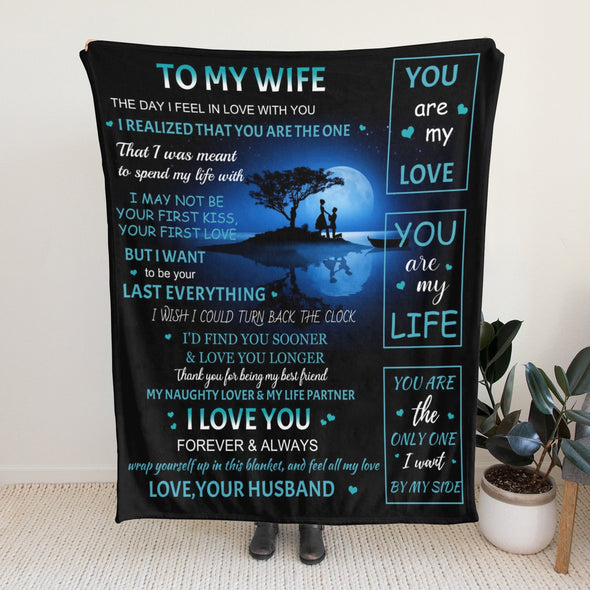 Wife Blanket, Throw Blanket Gifts for Birthday/Wedding/Anniversary/Christmas/Valentines